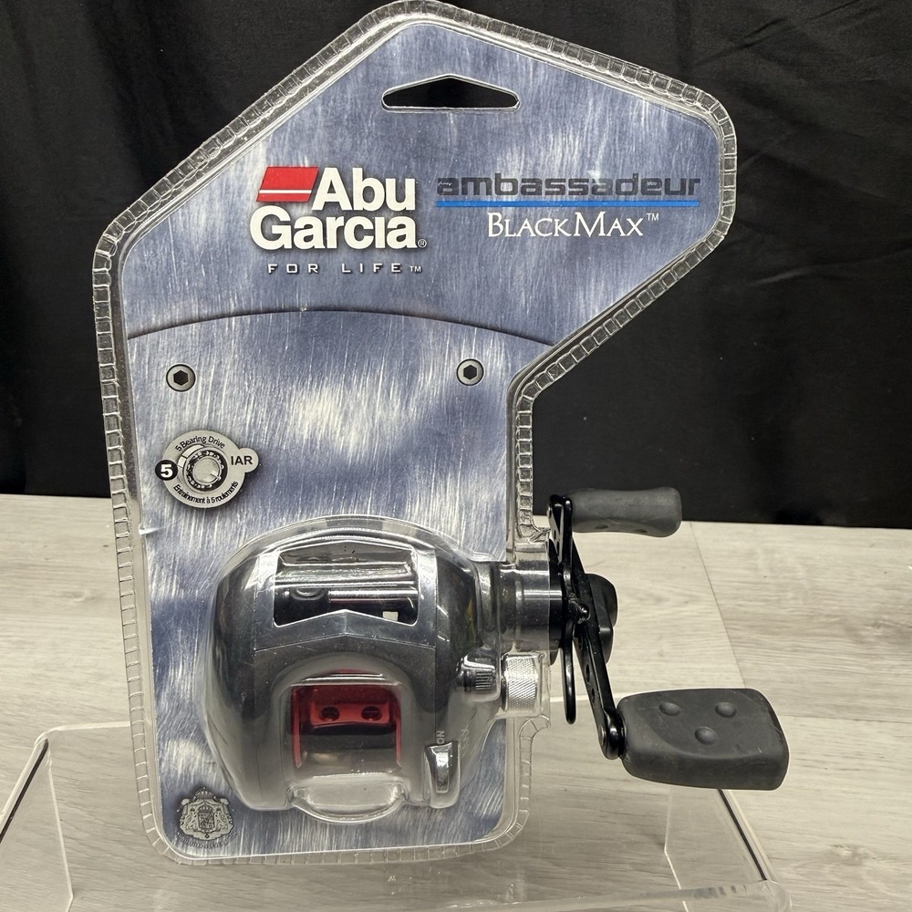 Abu Garcia Black Max Baitcast Fishing Reel 6.2:1 Gear Ratio 5 Bearing BMAX-C NEW